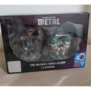 Beast Kingdom Dark Knight Metal Batman Who Laughs & Robins Figure  Unleash Power